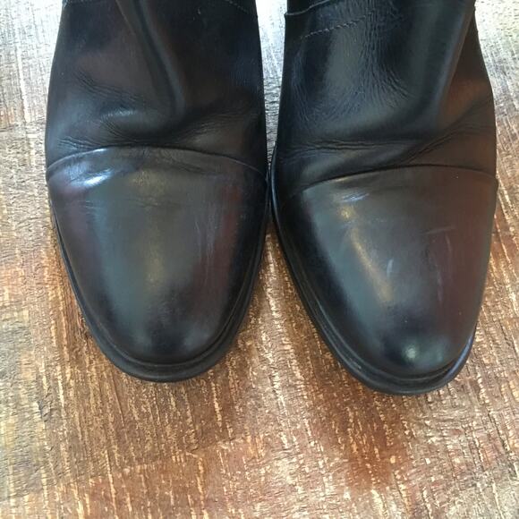 G Star Raw Footwear Leather Knee High Boot Womens 41 10 Black G.S.Raw 3301 Goth - Picture 6 of 7